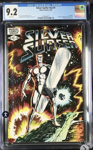 Silver surfer cgc 9 - silver,