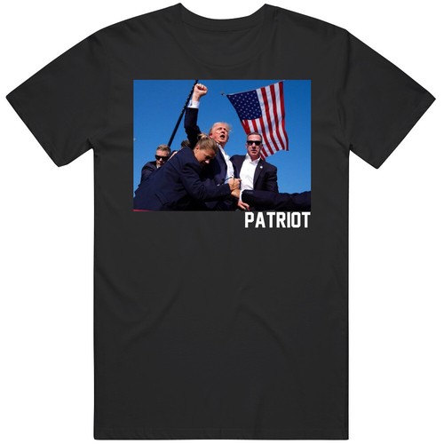 Maglietta donald trump shot - maglietta,